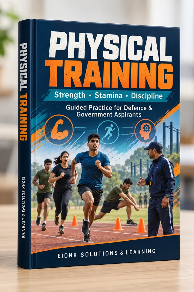 Physical Training course book illustration for EIONX Learning in Jabalpur